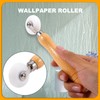 Wallpaper Seam Roller, POM Roller + Wooden Handle Corner Wallpaper