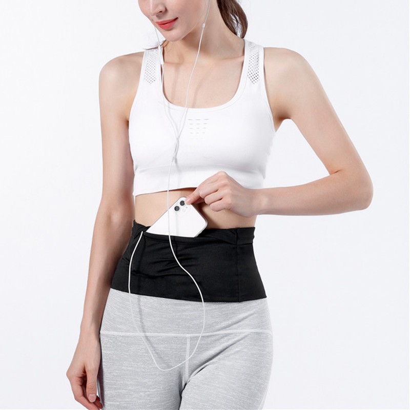 Stretch Travel Money Belt Large Capacity Running Belt Breathable Phone