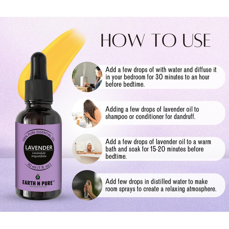 EARTH N PURE Earth N Pure Lavender Essential Oil Pure