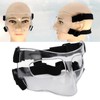 Sports Face Guard Adjustable Transparent Full Frame Nose Guard for