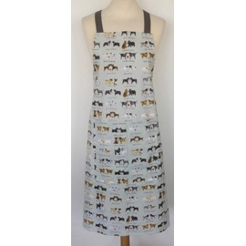Alex Clark Delightful Dogs Apron With Pocket - Kitchen Linen - Baking - Cooking