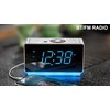 Alarm Clock Radio with Bluetooth Speaker, Digital FM Radio, Dual