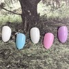 ˡᴬᴺᵀᶤˡ Pastel syrup luminous handmade nail tip - Short Square