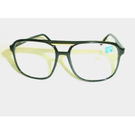 by De'Vons Optics Inc. Est. Since 1983 NWT Vintage 90's Plastic Square Full Frame Reading Glasses +1.50 (S. Black)