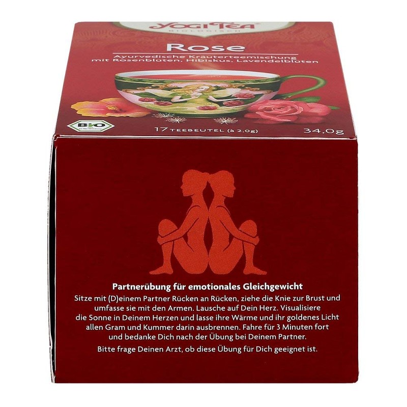 YOGI Tea Rose Organic Filter Bags 17 x 2 g