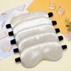 8 Pcs Silk Sleep Mask Soft Plush Eye Cover for