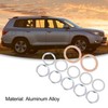 ACROPIX Oil Drain Plug Gaskets for Toyota Compatible Highlander 12pcs