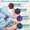 Pack of 200 Nail Cutter Attachments, Sanding Sleeves Nail Cutter,