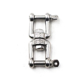 Flomore M12 Swivel Double Shackle 304 Stainless Steel Boat Anchor Chain Connectors (Pack of 1)