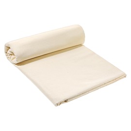 16.5 Yards x 63 Inches Unbleached Muslin Fabric 100% Cotton Muslin Fabric by Yard Textile Natural Unbleached Cotton Cloth Material for Sewing Material Apparel Cloth Quilting Draping