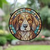 Image Industry Beagle Stained Glass Effect Suncatcher - Garden Gift