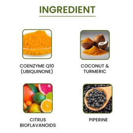 Coq10 Ubiquinone 90 Vcaps Sin Omg Sin Gluten Alta Absorción