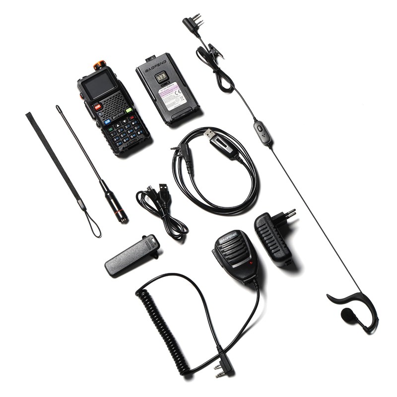 BAOFENG UV-5RM PLUS GPS Ham Radio Handheld, 10W Long Range