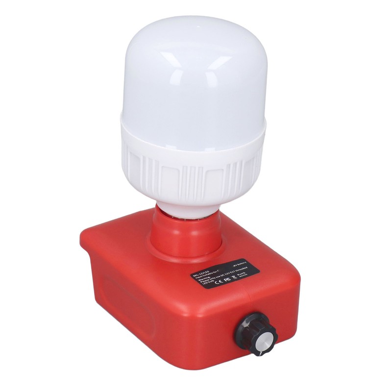 Portable Bulb Lamp Adjustable Brightness LED Lithium Battery Powered Light