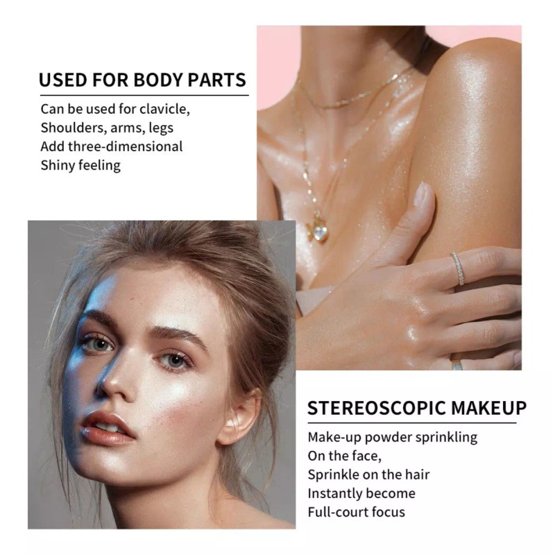 Fairy Highlight Patting Powder Iluminador Con Forma De Hada, 3