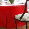 Tablevogue Solid Round Table Cover, 60", Red