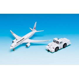 Diecast Set JAL Airplane & Towing Tractor