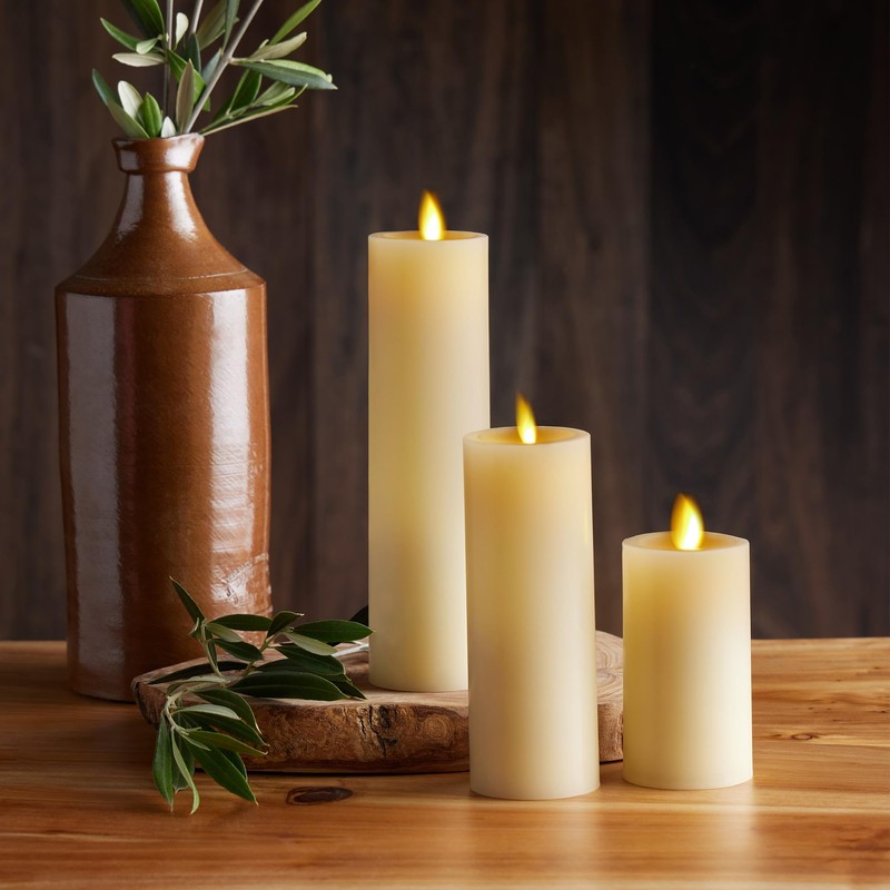 Luminara Classic Slim Flameless LED Candle, Ivory 2" x 4.5,