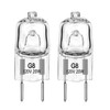 Fugedox 2 Pack 120V 20W Light Bulb Halogen Light Bulb