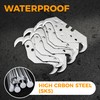 30PCS Utility Hook Blades, SK5 Carbon Steel Super Big Hook