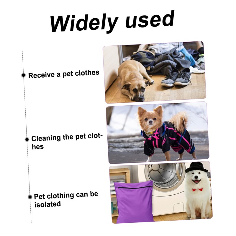 Ipetboom Large Mesh Laundry Bag for Pets Wash Net Lightweight
