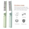 BIUDECO 180° Foldable Hair Comb Set of 2 Portable Anti-Static