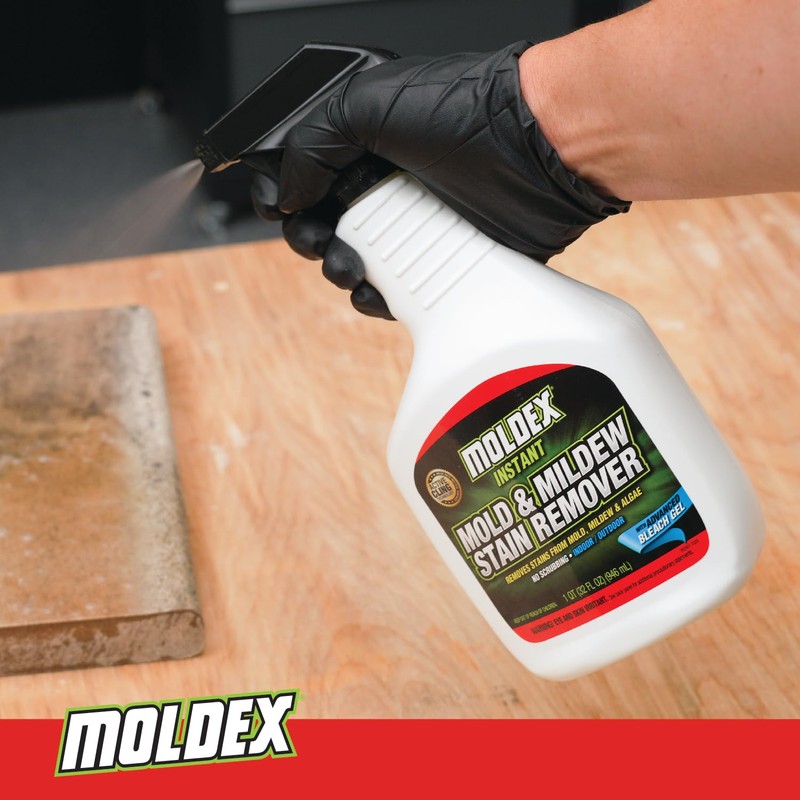 Moldex 7010 Mold & Mildew Instant Stain Remover Trigger Sprayer,