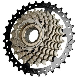 Relwears Bike Freewheel 7 Speed Tourney Screw On Multiple Bicycle Freewheel 14-32T for Mountain Bike Folding Bike