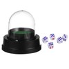 jojofuny Automatic Transparent Plastic Electrical Dice Cup with 5 Dice