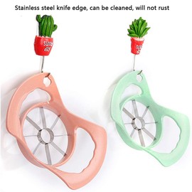 Apple Slicer, 8-Slice Apple Slicer Corer, Apple Cutter Splitter, 8-Blades Core Remover Wedger Divider, Stainless Steel Ergonomic Non-Slip Handles Easy Grip Fruit Slicer for Apples Pears