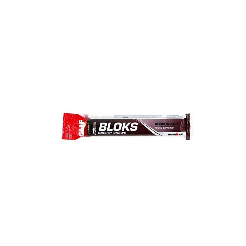 Clif Bar Shot Bloks 60g Caffeine Black Cherry 6 Chews