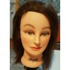 Dasom Maniqui Cabello 100% Natural,castaño Claro , Para Practica