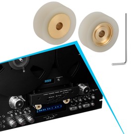 MOTOQUEEN for Pioneer RT-909/901 Pair New Pinch Rollers Assembly Reel to Reel Tape Deck with Dual Bearings