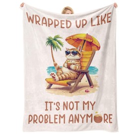 Hudiegify Retirement Gift for Woman 2025-60" x50 Funny Blanket, Best Happy Retirement Gifts for Women Men Friends Coworker Teacher Nurses Boss Retirees, Cool Farewell Leaving Throws, Retired Gifts