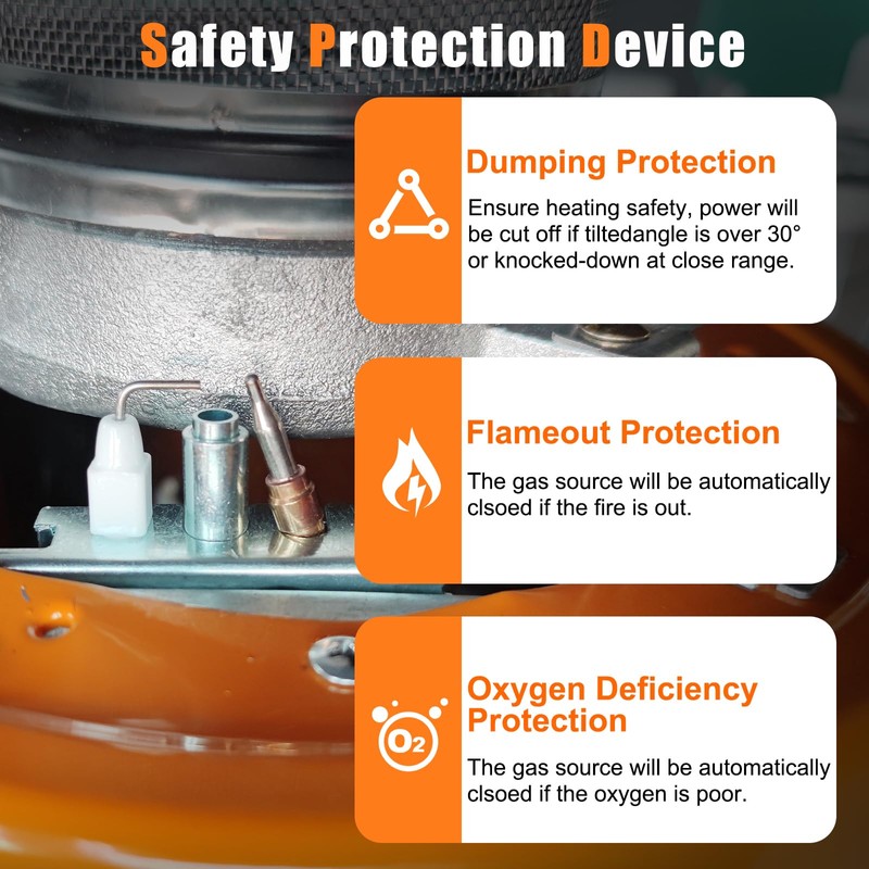 2 in 1 Propane Heater & Stove Dual Function for