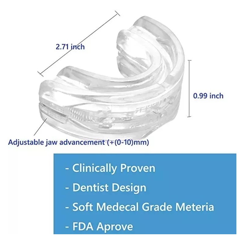 ParaTO2 Dispositivo De Avance Mandibular. Ajuste Fácil Y Múltiple
