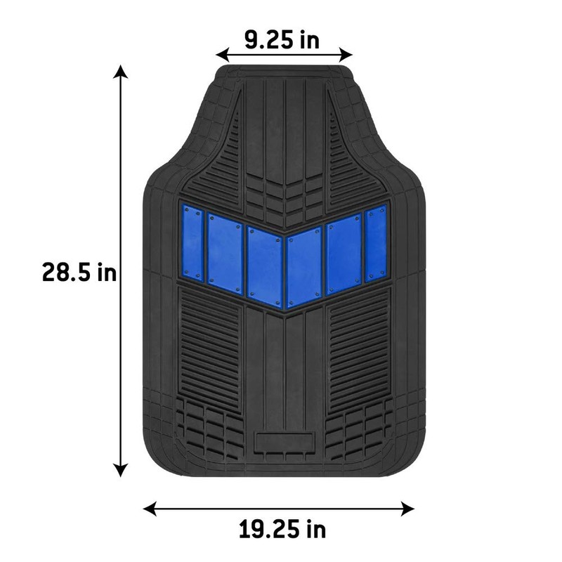 BDK AutoSport Modern Blue Car Seat Covers Full Set with