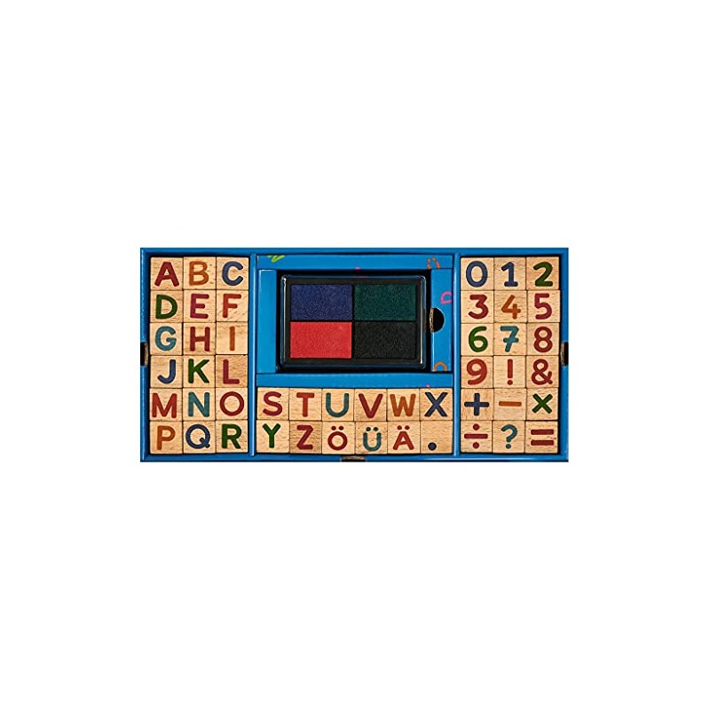 moses. My Large Stamp Set - 48 Different Children's Wooden