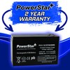 PowerStar 12V 7AH Sealed Lead Acid Battery F1 and F2