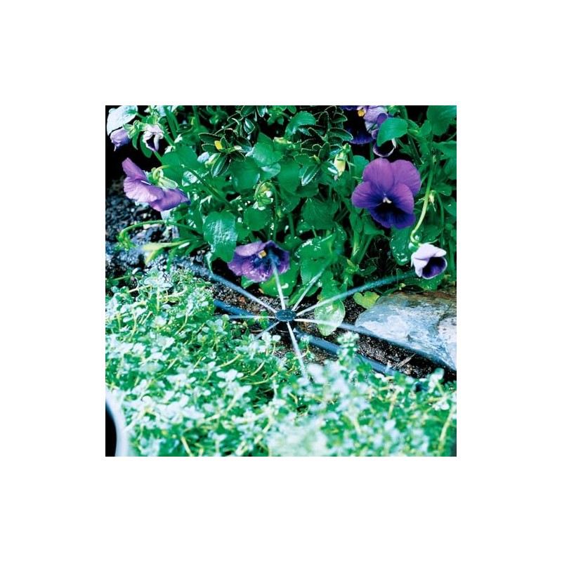 Orbit 67101 1/4" Barb Drip Irrigation Multi-Stream Inline Drip Emitter,
