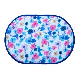 Livheart 94016-08 Folding Cool Gel Sheet, For Outings, Cool Flowers, Total Length: Approx. 13.8 inches (35 cm), Portable, Cooling, Main Unit: W 9.8 x H 13.8 inches (25 x 35 cm), Exterior: W 7.9 x D 13.0 x H 0.4 inches (20