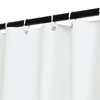 zokyer Clawfoot Tub Shower Curtain Round Wrap Around Circular Circle