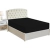 Rayyan Linen Extra Deep Fitted Sheet Black Color 16 Inched