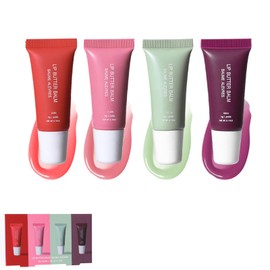 Summer The Mini Neutrals Lip Butter Balm Set & Instant Moisture, Special Lip Butter Balm - Conditioning Lip Mask and Lip Balm (Four color set - A)