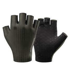 ROCKBROS Cycling Gloves Summer Cycling Gloves Fingerless Men and Women MTB Gloves Non-Slip and Breathable Sports Gloves for Road Bike, Gym, Fitness, Jogging