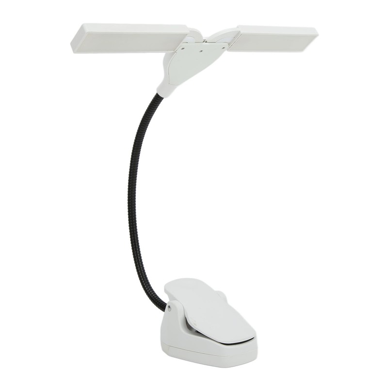 Music Stand Light LED Rechargeable Bendable Professional Design White Lamp