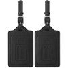 Teskyer Pack of 2 Suitcase Tags, Suitcase Tags, Air Travel,