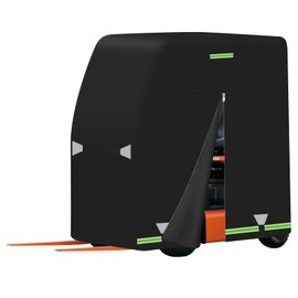 Forklift Cover, All Weather Forklift Rain Cover, Heavy Duty 600D Oxford With Zipper Door Reflective Strips Fits All Forklifts Up To 8000Lb, Sun Rain Snow Uv Forklifts Accessories(104"L*49"W"*80"H)