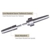 Woodworking Turn Between Centers Mandrel System #2MT，Turning Tools Pen Mandrel