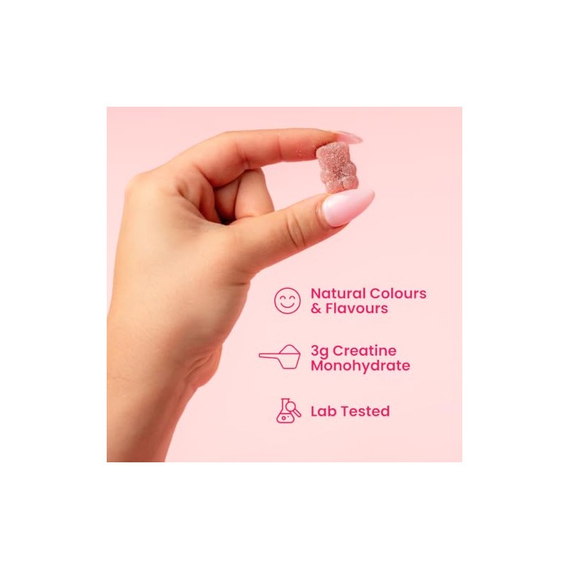 EHP LABS Creatine Gummies 3g Per Serving - Berry Bliss